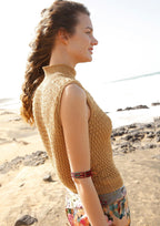 Strickanleitung - Pulli mit Halbpatent - Rippen - Rebecca - Online.de