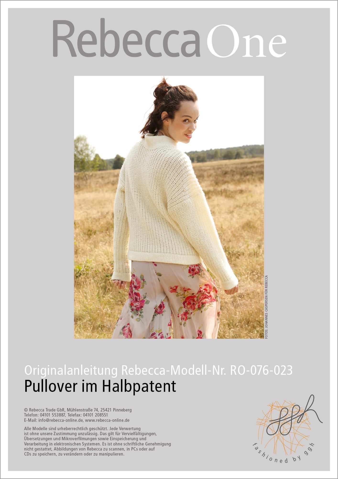 Strickanleitung - Pullover im Halbpatent - Rebecca - Online.de
