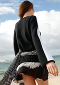 Strickanleitung - Pullover in Schwarz - Weiß | rebecca - online.de