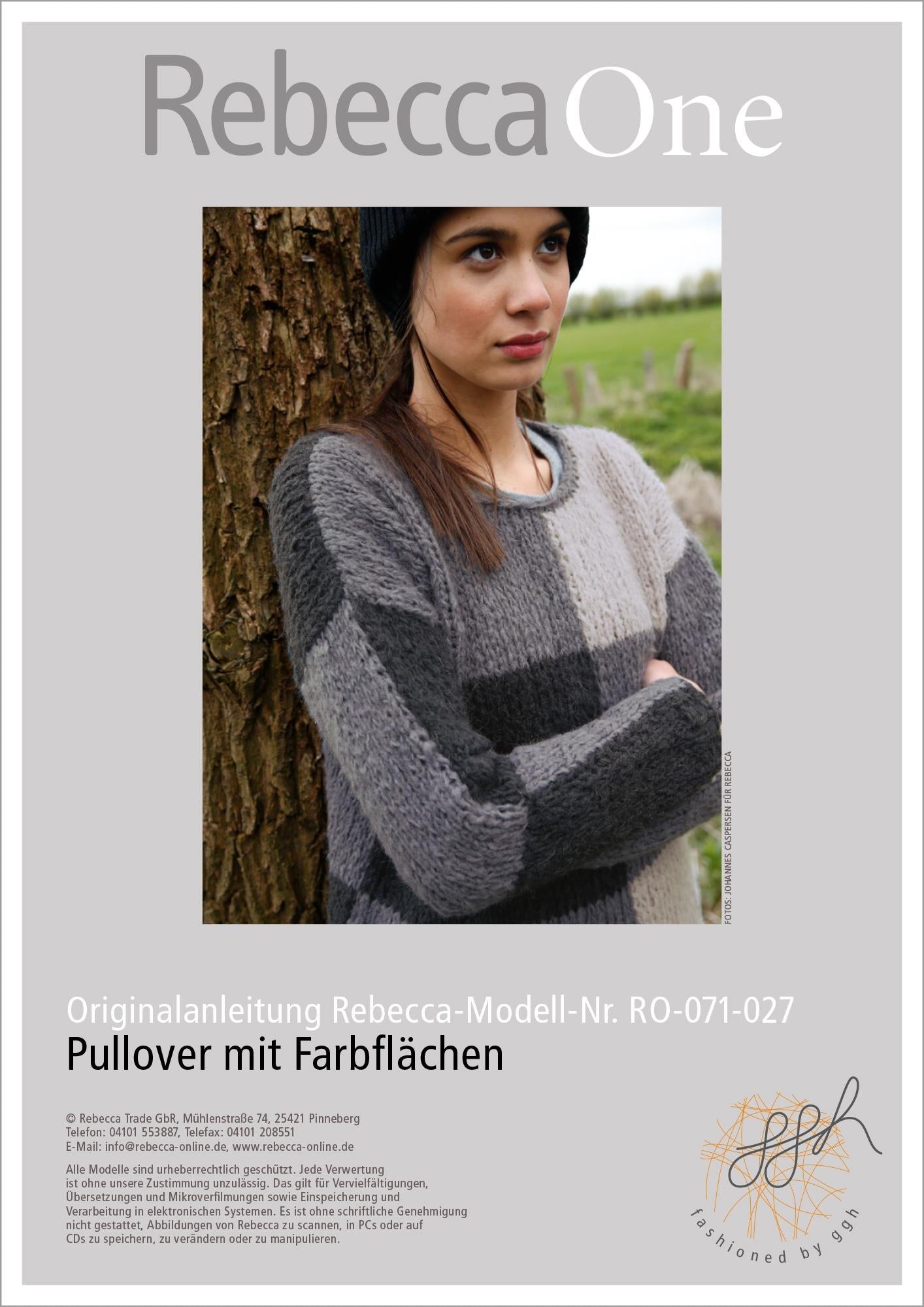 Strickanleitung - Pullover mit Farbflächen - Rebecca - Online.de