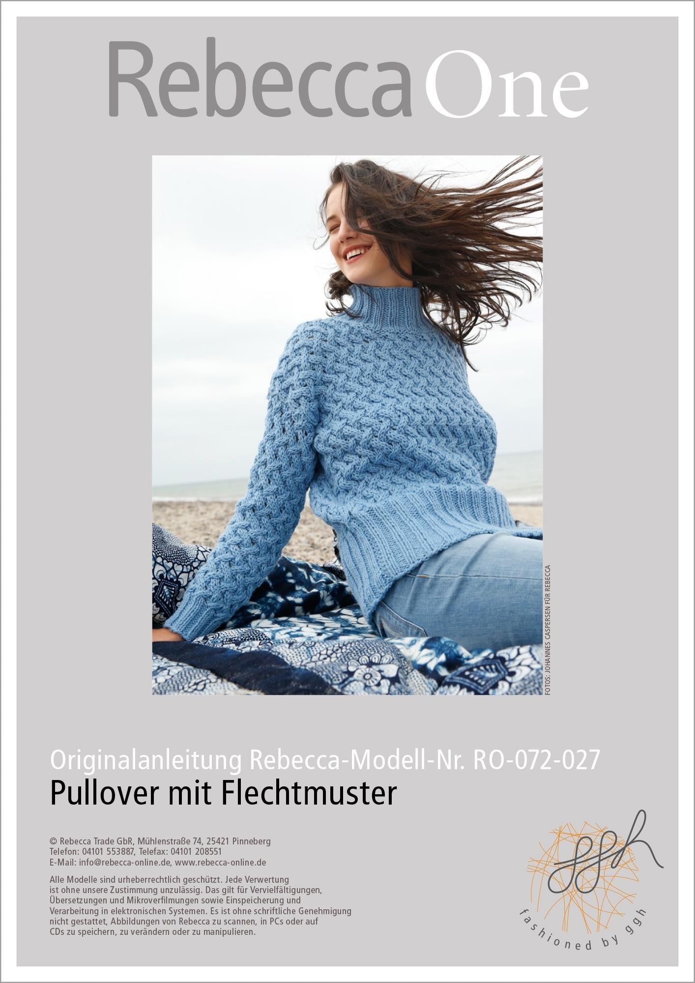 Strickanleitung - Pullover mit Flechtmuster - Rebecca - Online.de