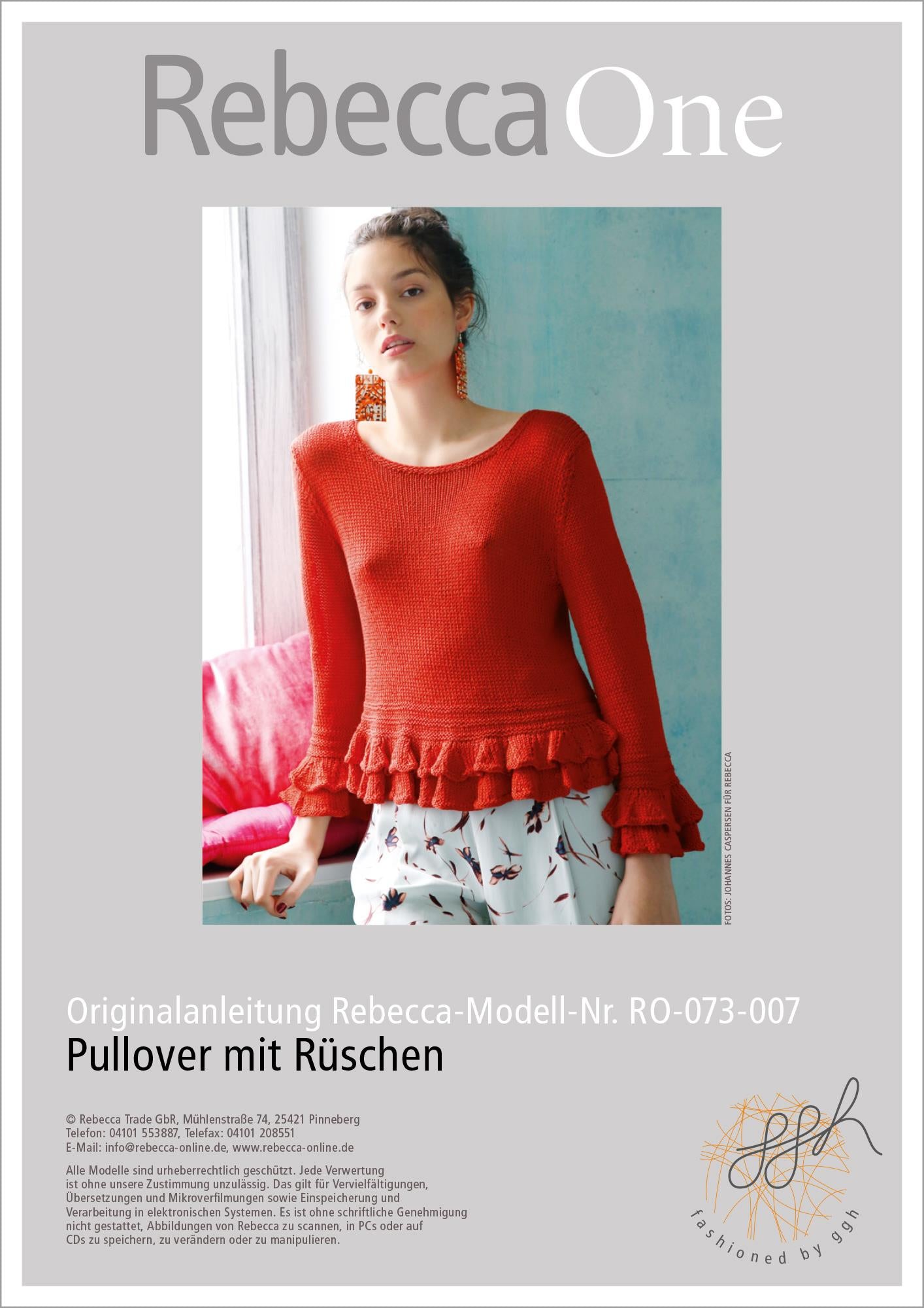 Strickanleitung - Pullover mit Rüschen - Rebecca - Online.de