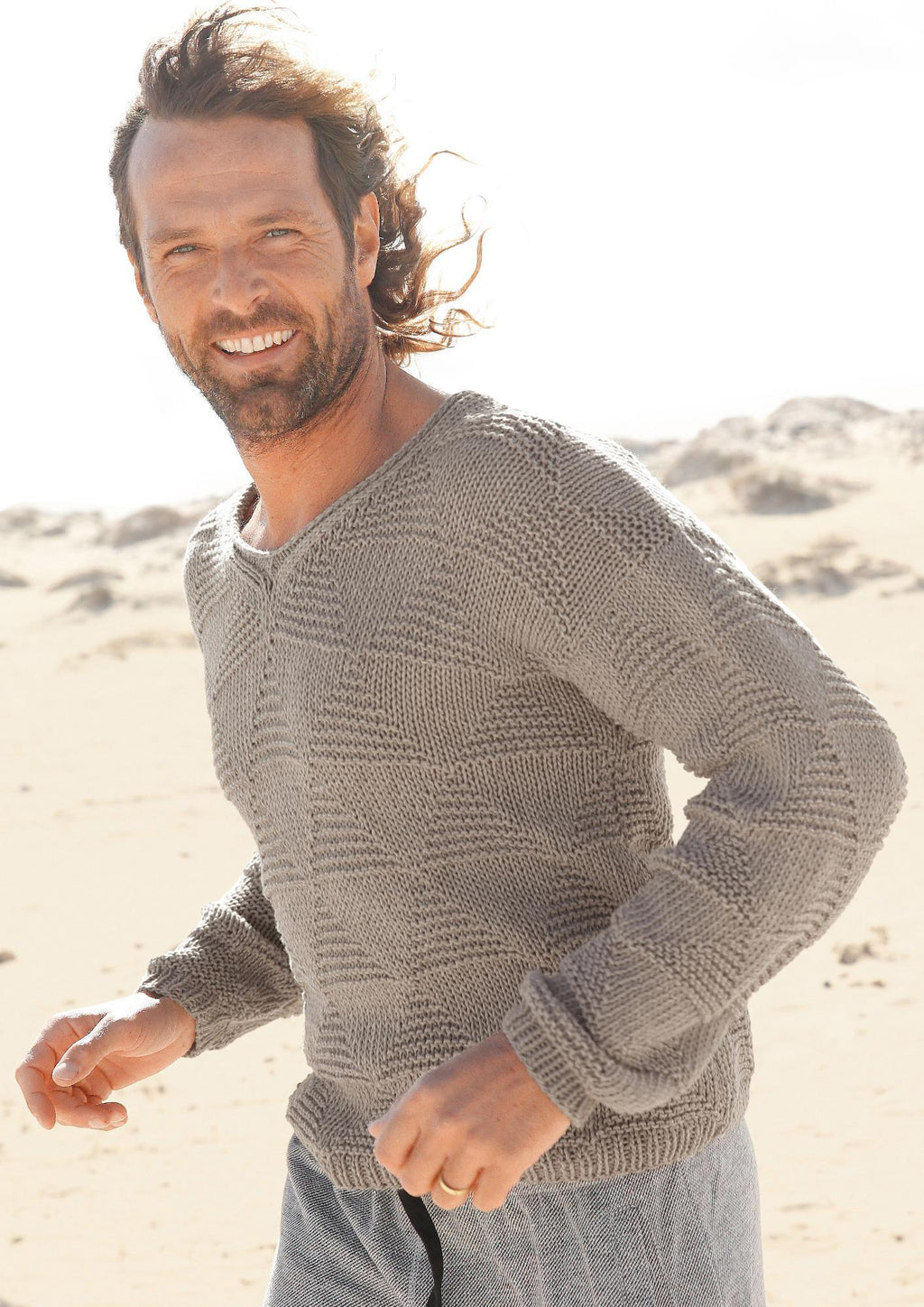 Strickanleitung - Pullover mit Strukturmuster - Rebecca - Online.de
