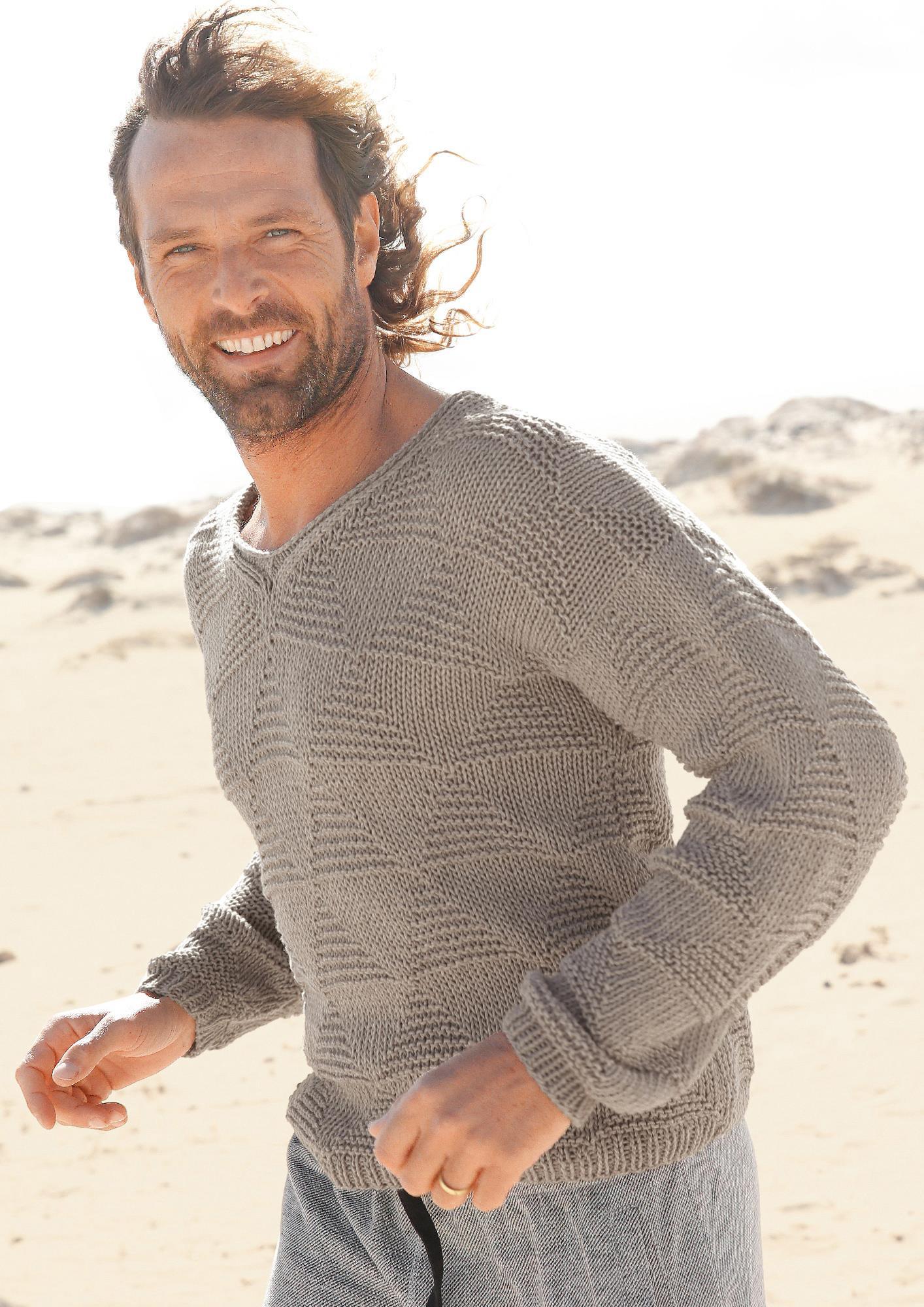 Strickanleitung - Pullover mit Strukturmuster - Rebecca - Online.de