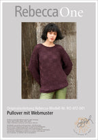Strickanleitung - Pullover mit Webmuster - Rebecca - Online.de