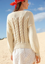 Strickanleitung - Pullover mit Zöpfen - Rebecca - Online.de