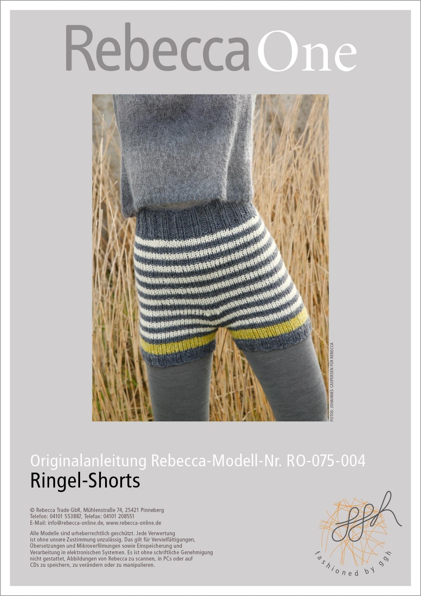 Strickanleitung - Ringel - Shorts - Rebecca - Online.de