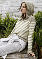 Strickanleitung - Ringelpullover mit Kapuze - Rebecca - Online.de