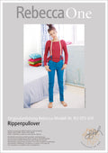 Strickanleitung - Rippenpullover | rebecca - online.de