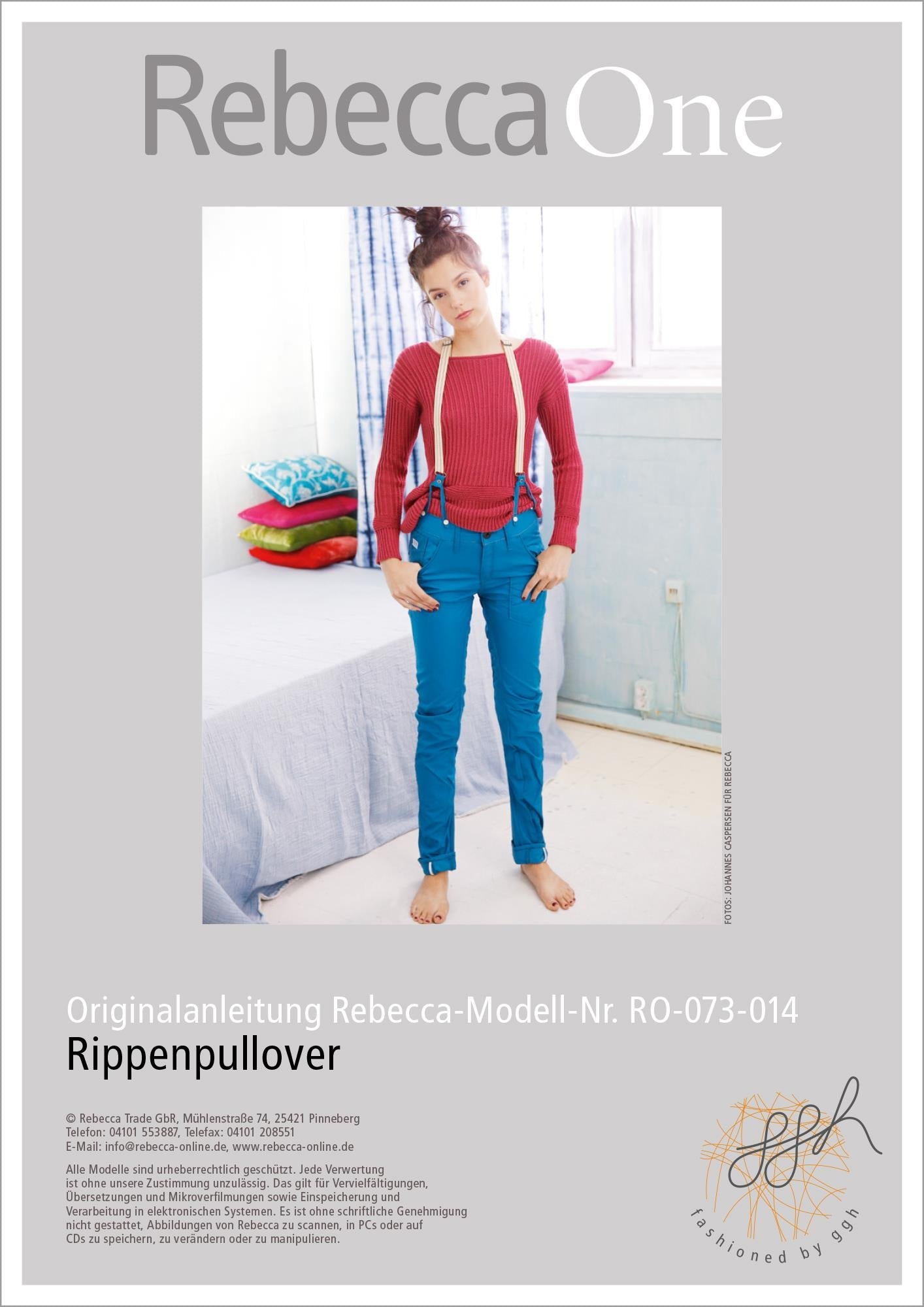 Strickanleitung - Rippenpullover - Rebecca - Online.de
