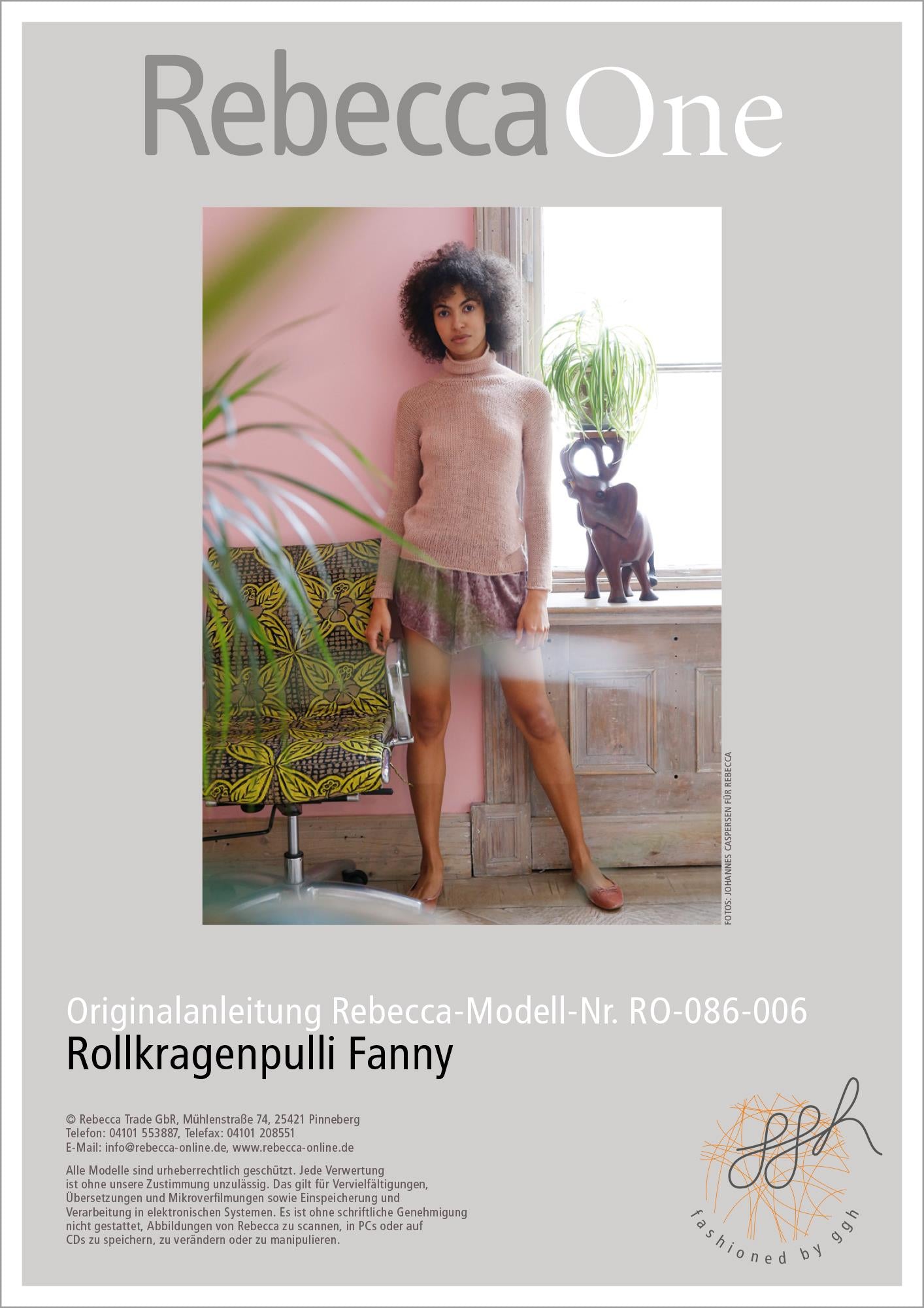 Strickanleitung – Rollkragenpulli Fanni - Rebecca - Online.de