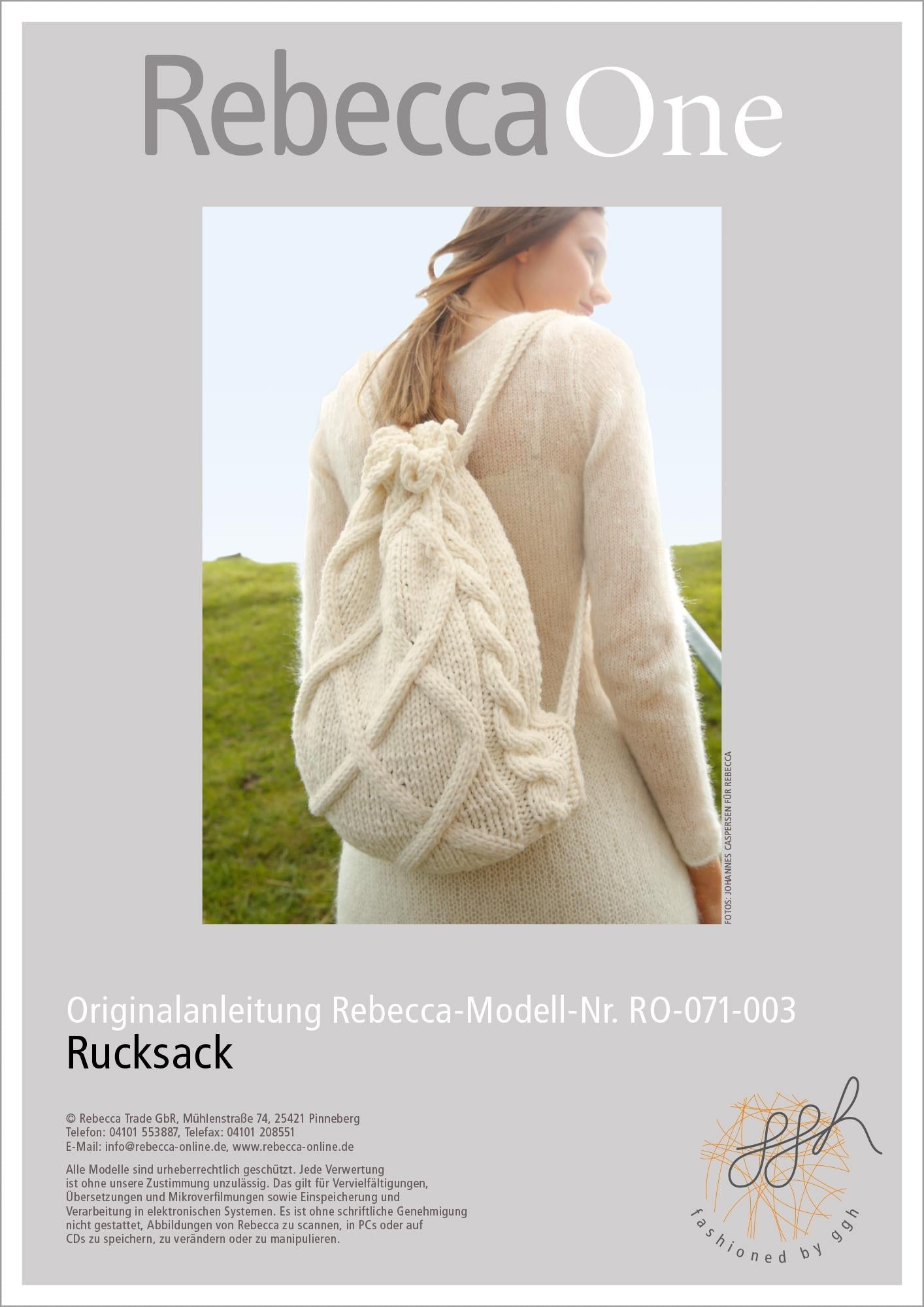Strickanleitung - Rucksack - Rebecca - Online.de