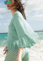 Strickanleitung – Rüschenpulli Emma - Rebecca - Online.de