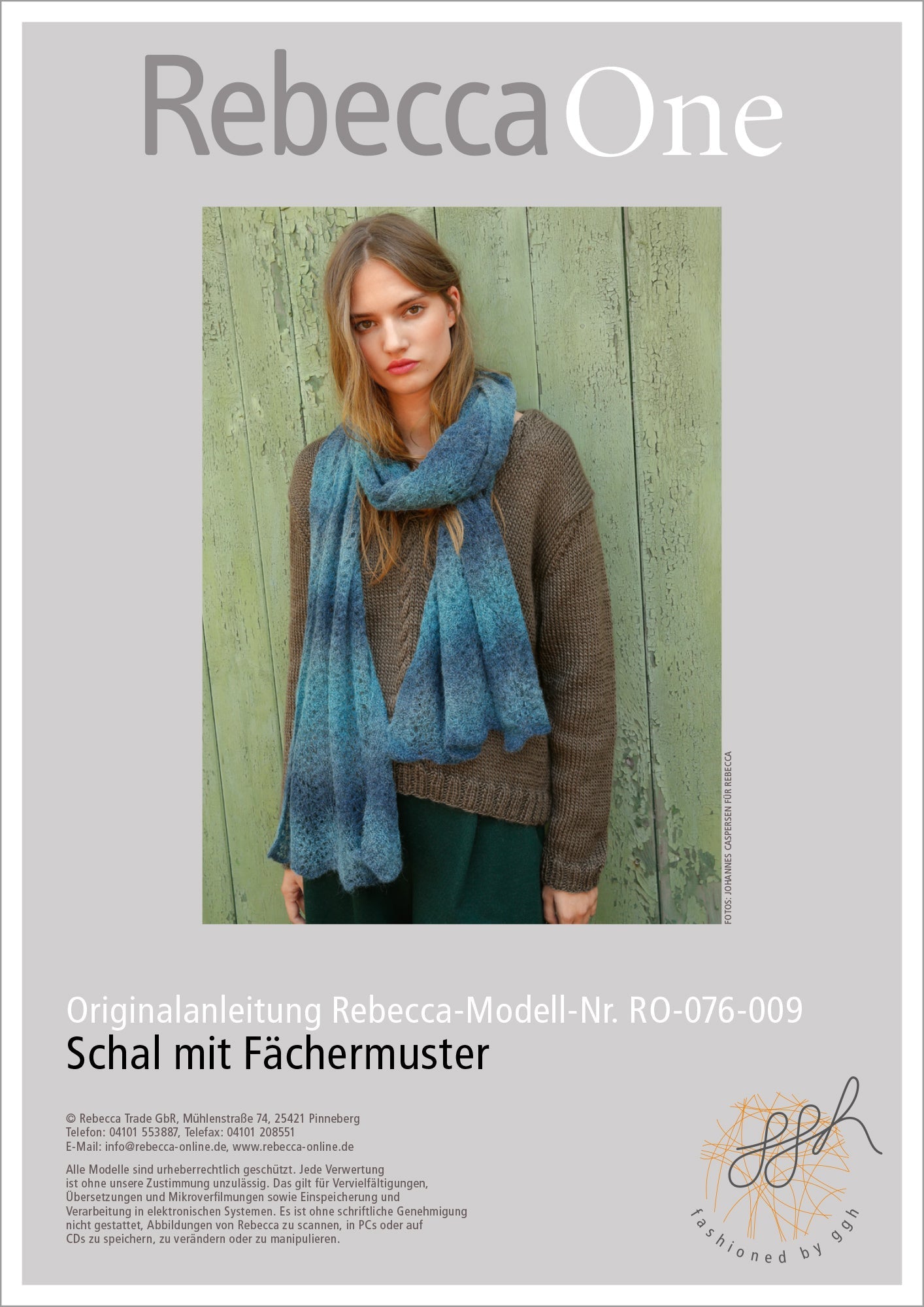 Strickanleitung - Schal mit Fächermuster - Rebecca - Online.de