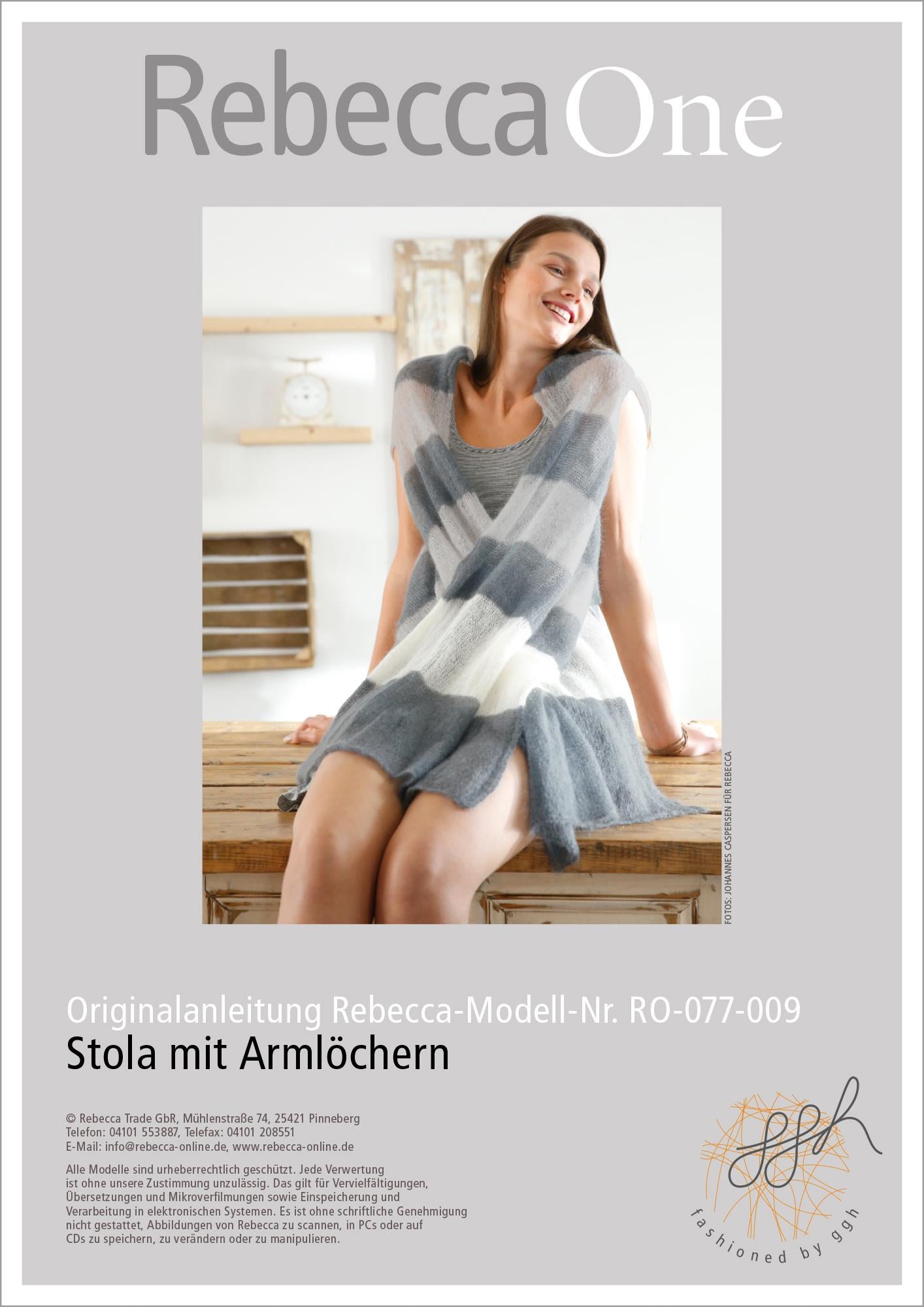 Strickanleitung - Stola mit Armlöchern - Rebecca - Online.de