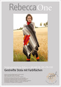 Strickanleitung - Stola mit Farbflächen | rebecca - online.de
