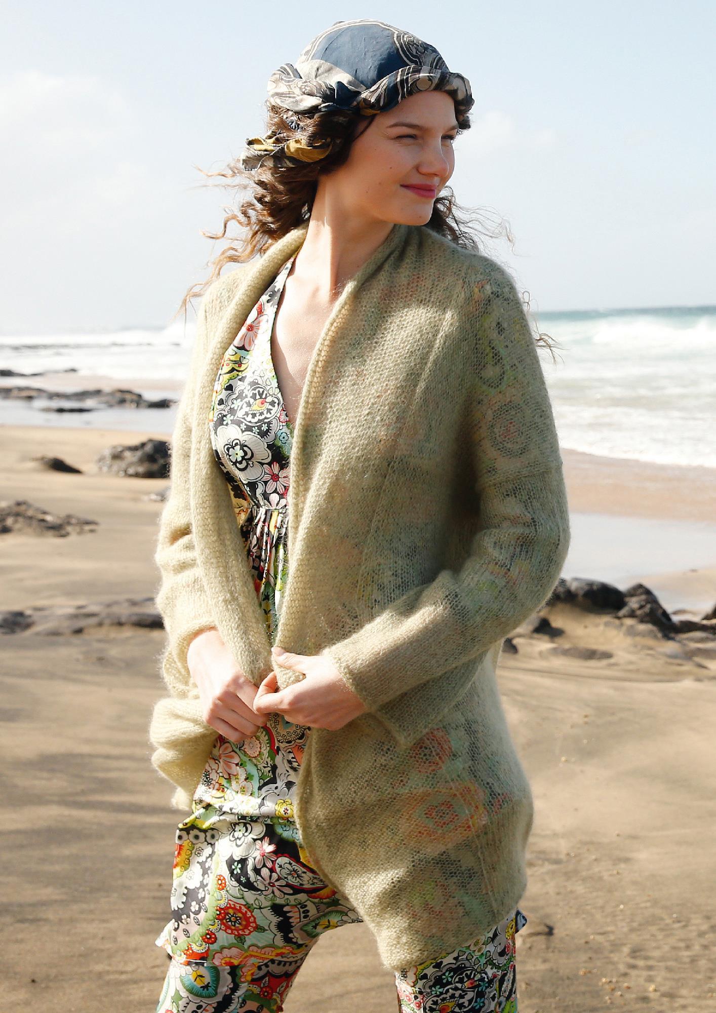 Strickanleitung - Weite Mohair - Jacke - Rebecca - Online.de