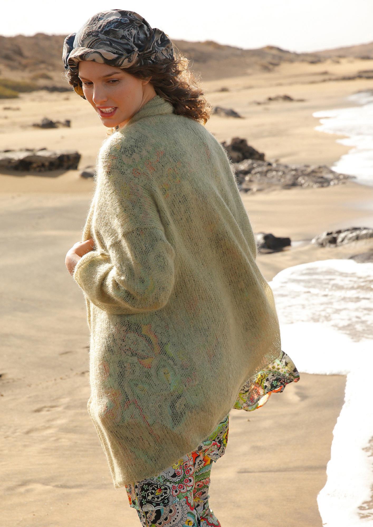 Strickanleitung - Weite Mohair - Jacke - Rebecca - Online.de