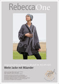 Strickanleitung - Weiter Jacke mit Mäander | rebecca - online.de