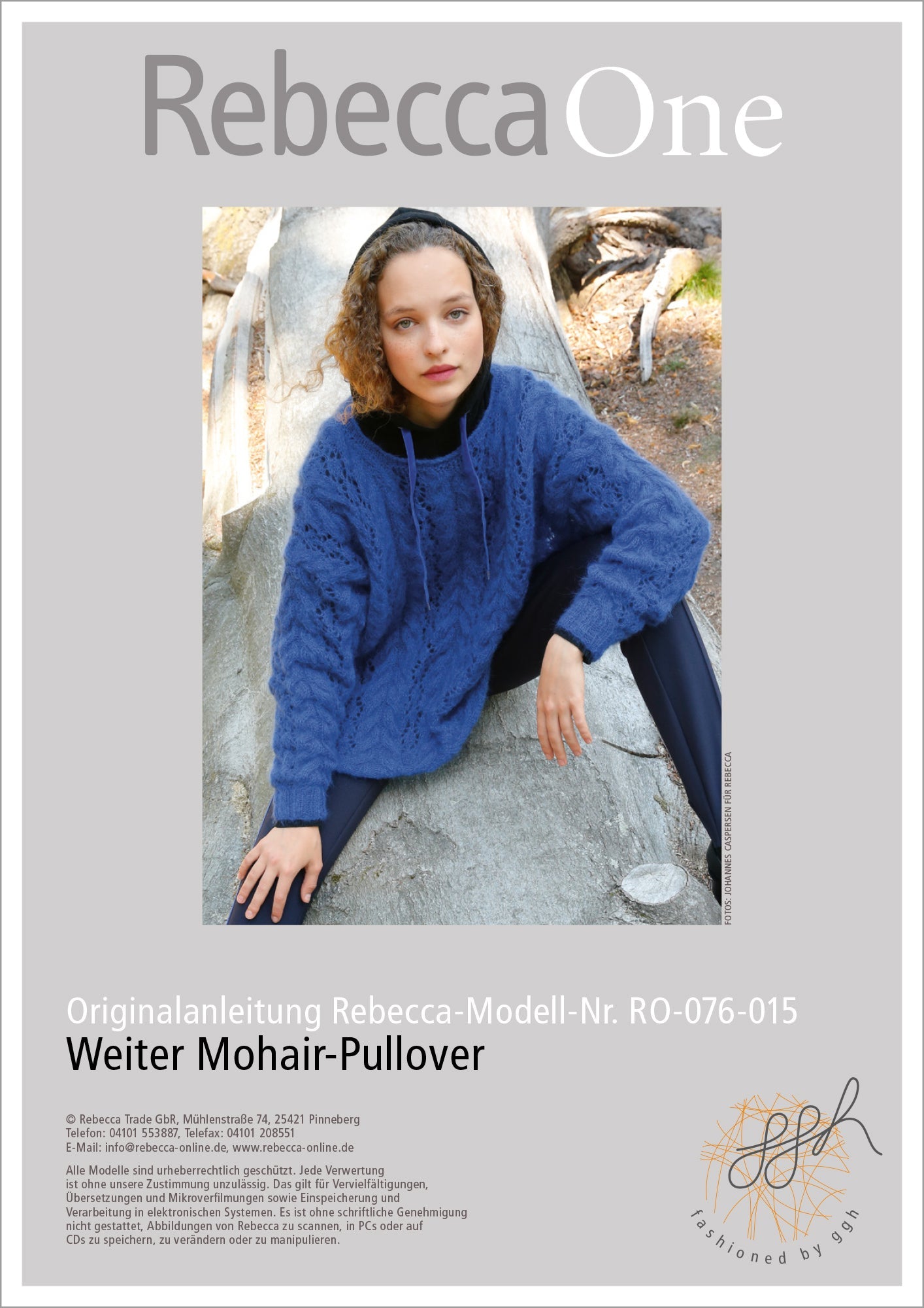 Strickanleitung - Weiter Mohair - Pullover - Rebecca - Online.de