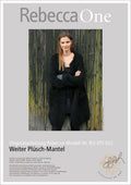 Strickanleitung - Weiter Plüsch - Mantel | rebecca - online.de
