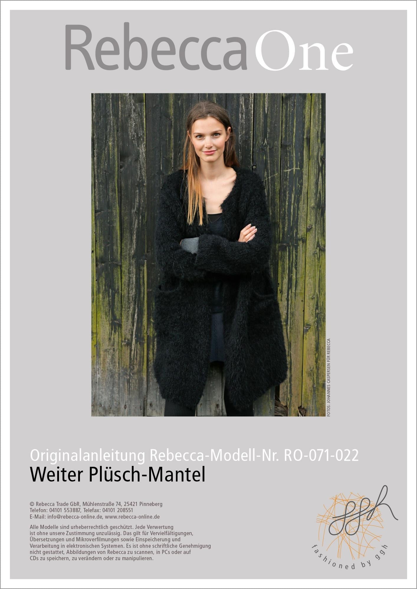 Strickanleitung - Weiter Plüsch - Mantel - Rebecca - Online.de