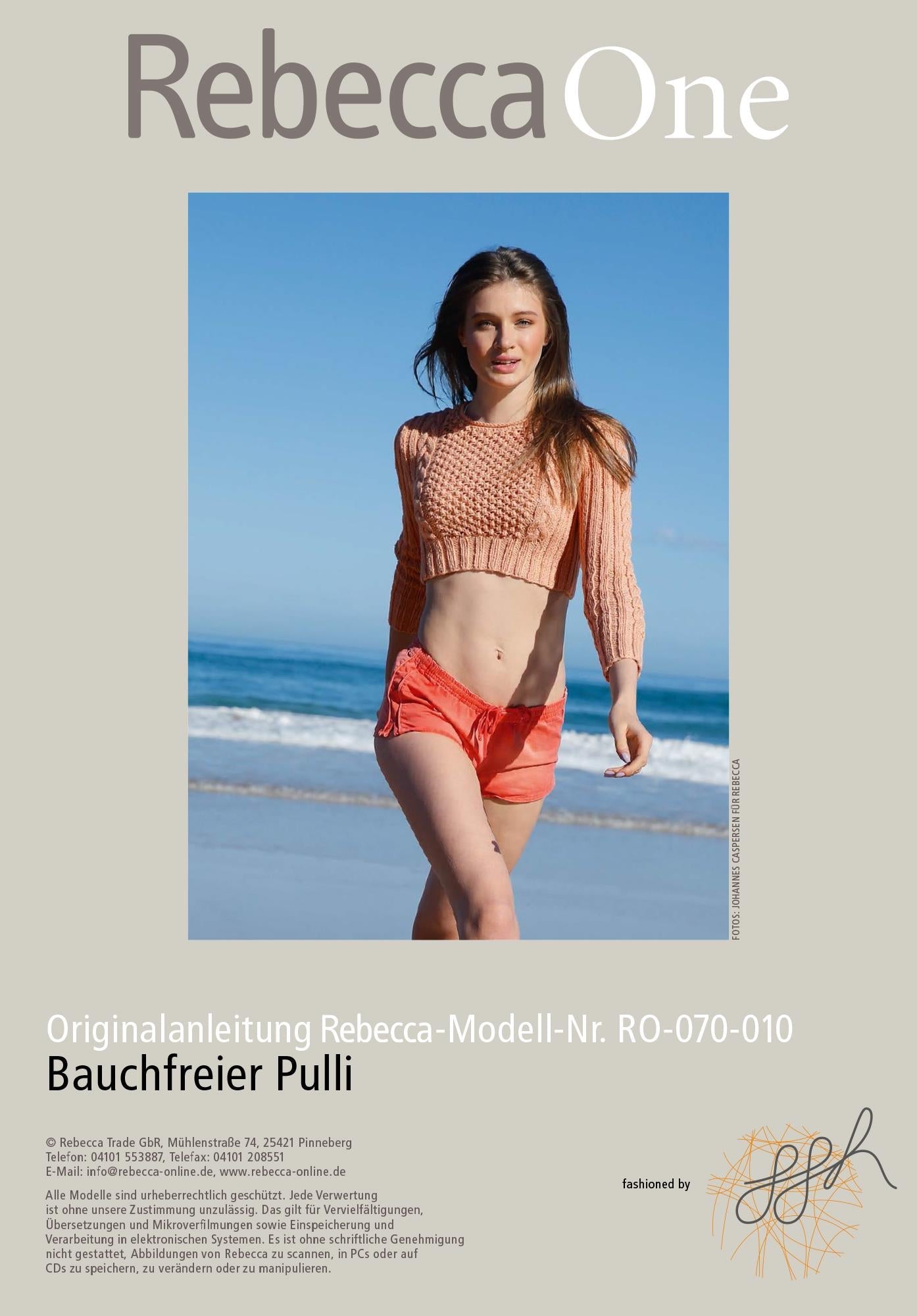Strickmuster - Bauchfreier Pulli - Rebecca - Online.de