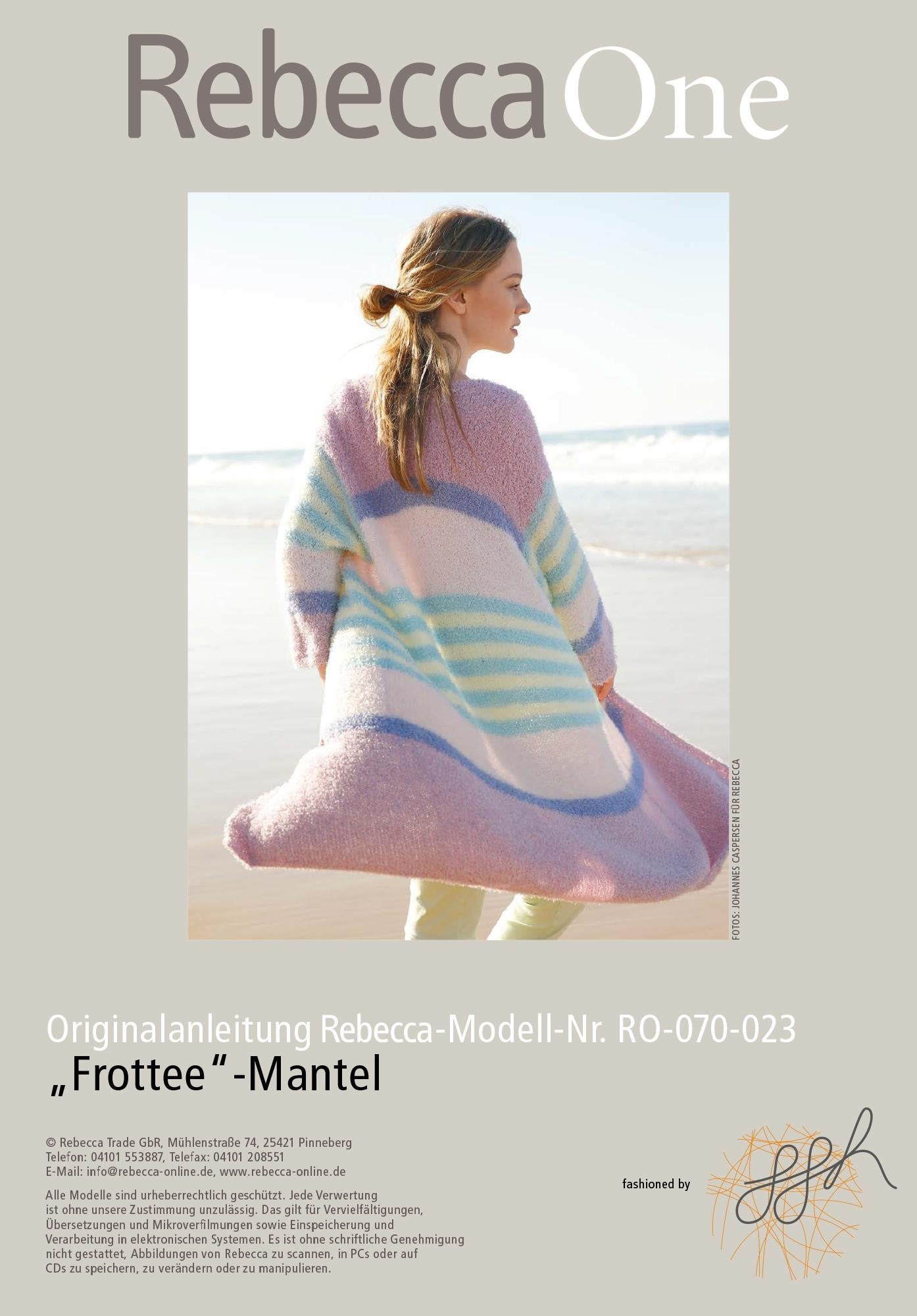 Strickmuster - "Frottee" - Mantel - Rebecca - Online.de