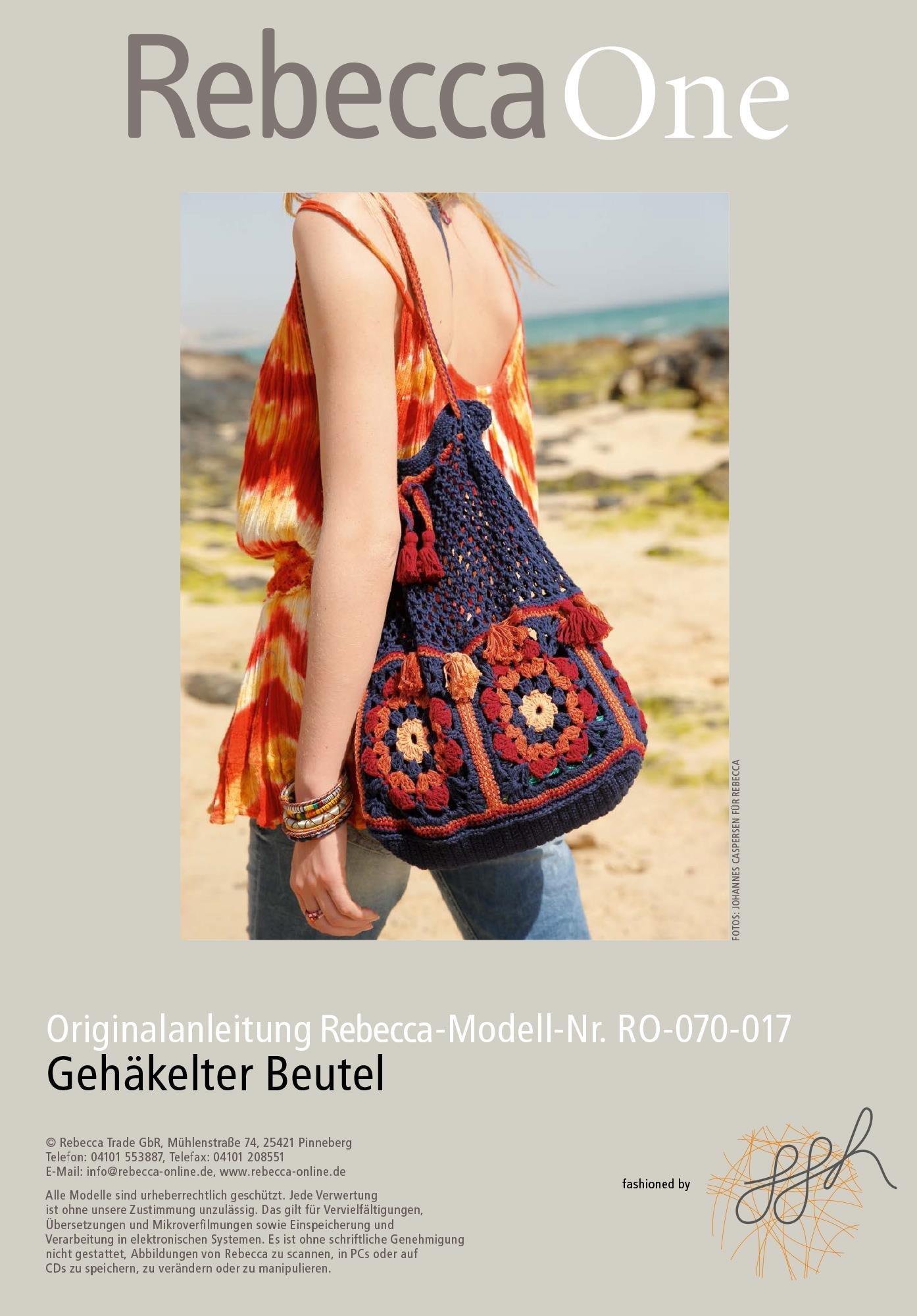 Strickmuster - Gehäkelter Beutel - Rebecca - Online.de