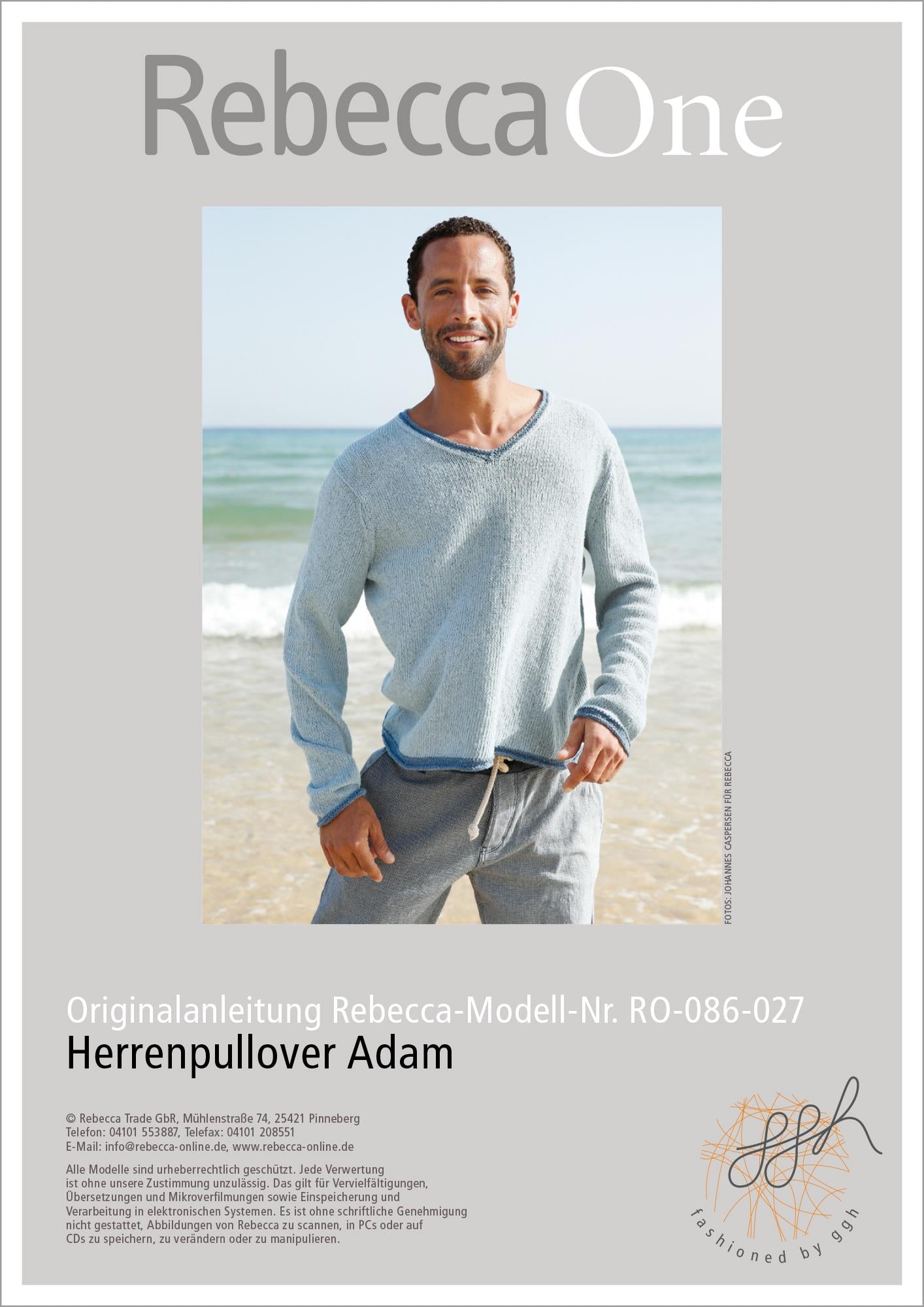 Strickmuster - Herrenpullover Adam - Rebecca - Online.de