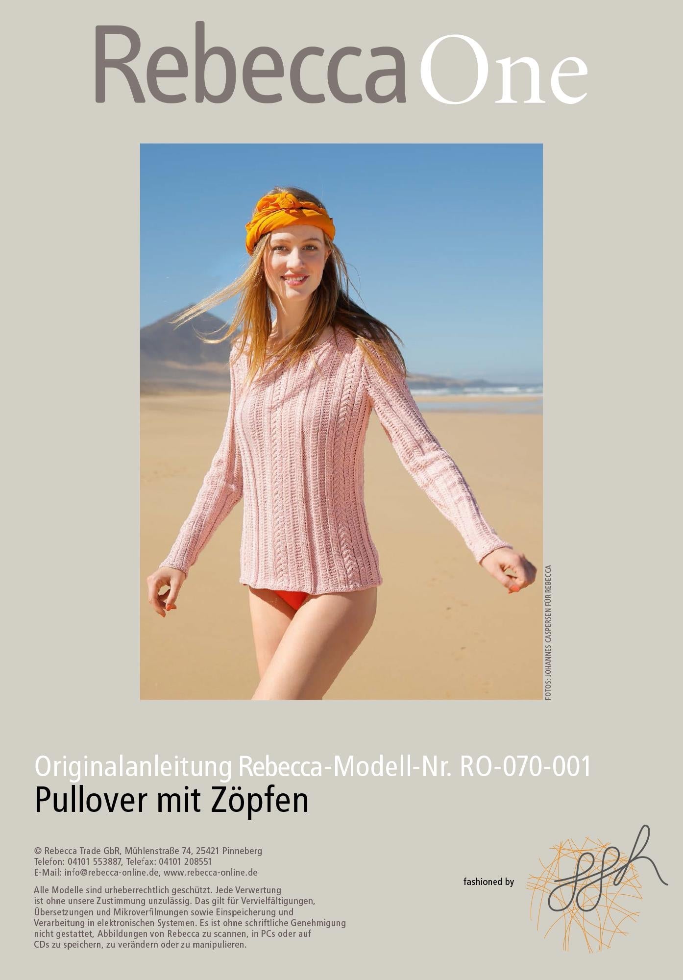 Strickmuster - Pullover mit Zöpfen - Rebecca - Online.de