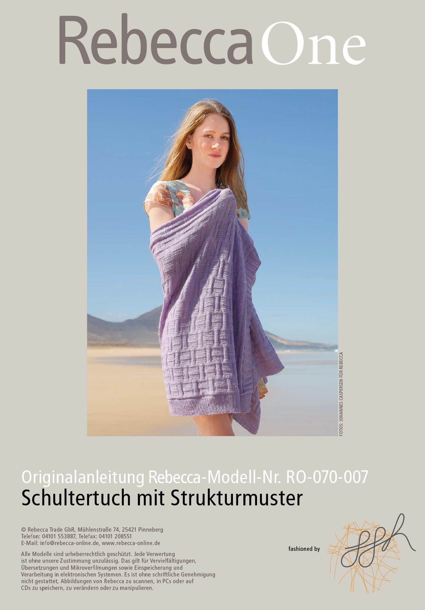 Strickmuster - Schultertuch - Rebecca - Online.de