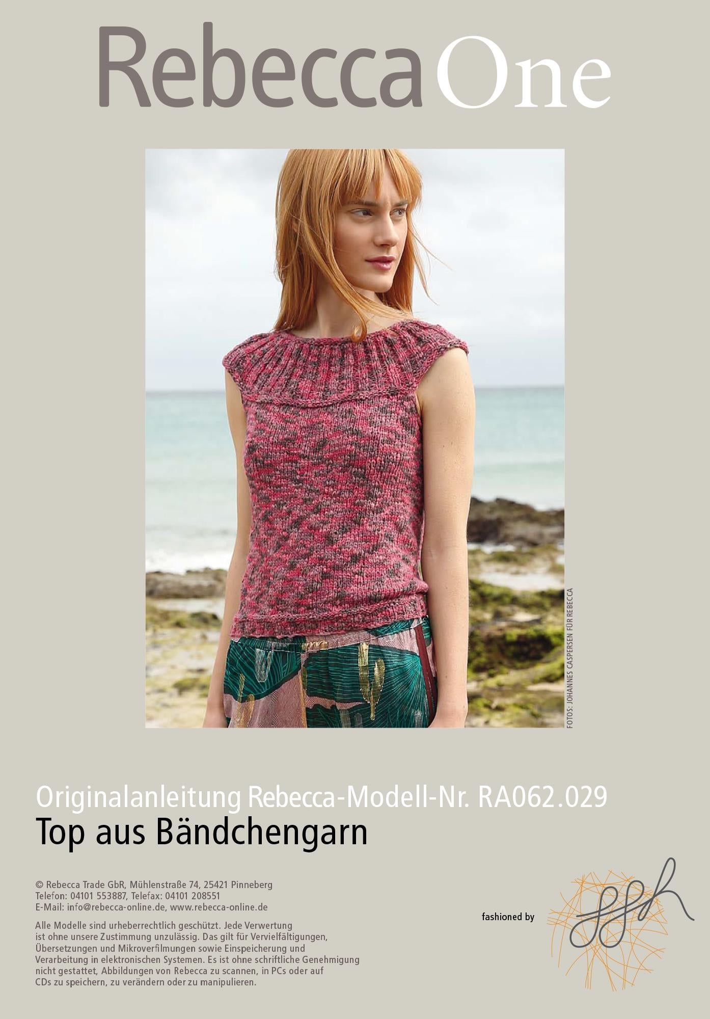 Top aus Bändchengarn - Rebecca - Online.de
