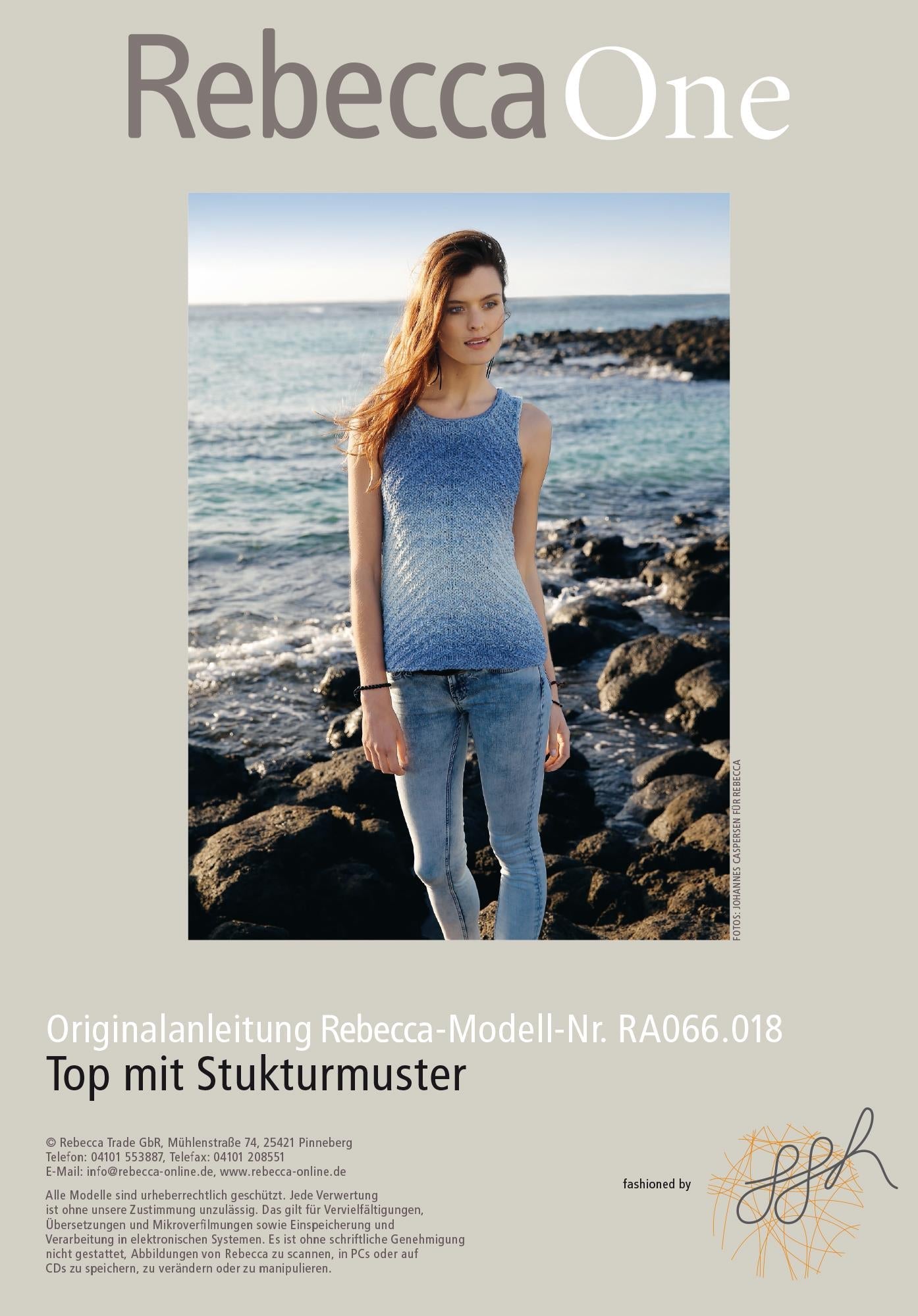 Top mit Strukturmuster - Rebecca - Online.de