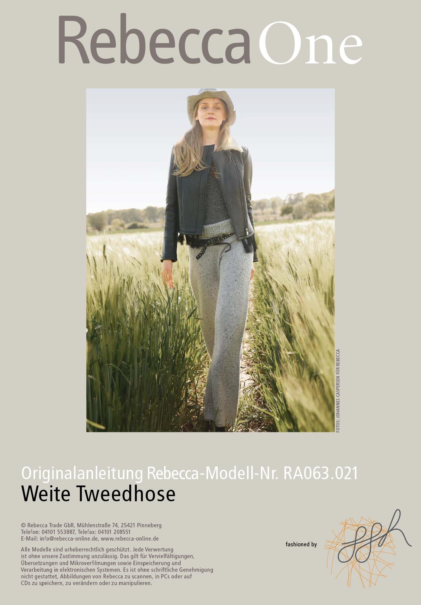 Weite Tweedhose - Rebecca - Online.de