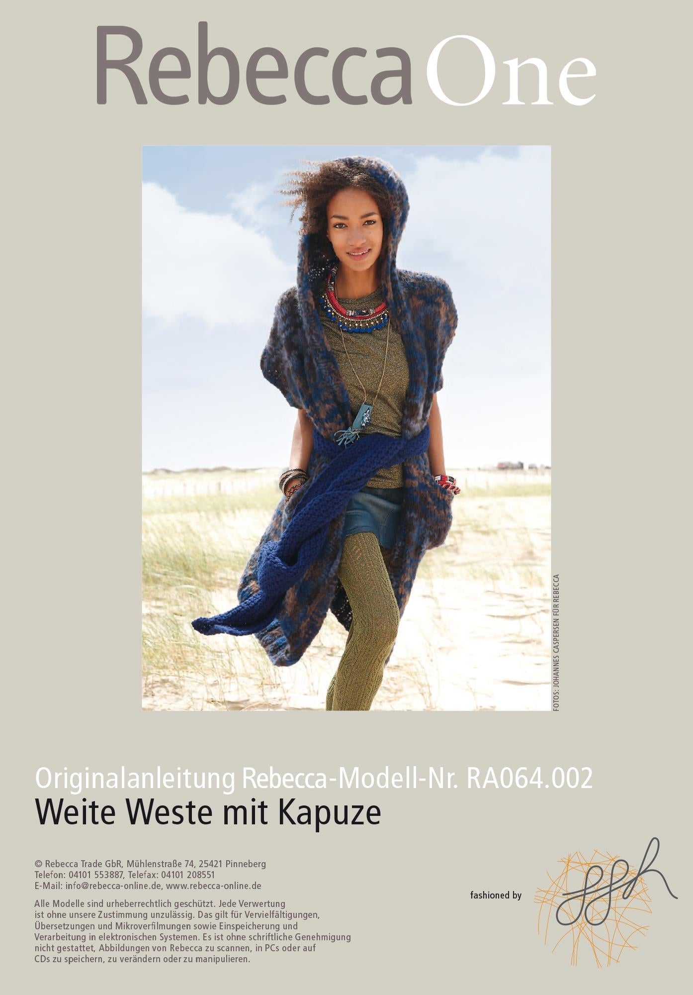 Weite Weste mit Kapuze - Rebecca - Online.de