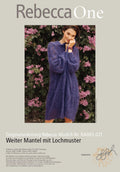 Weiter Mantel mit Lochmuster | rebecca - online.de