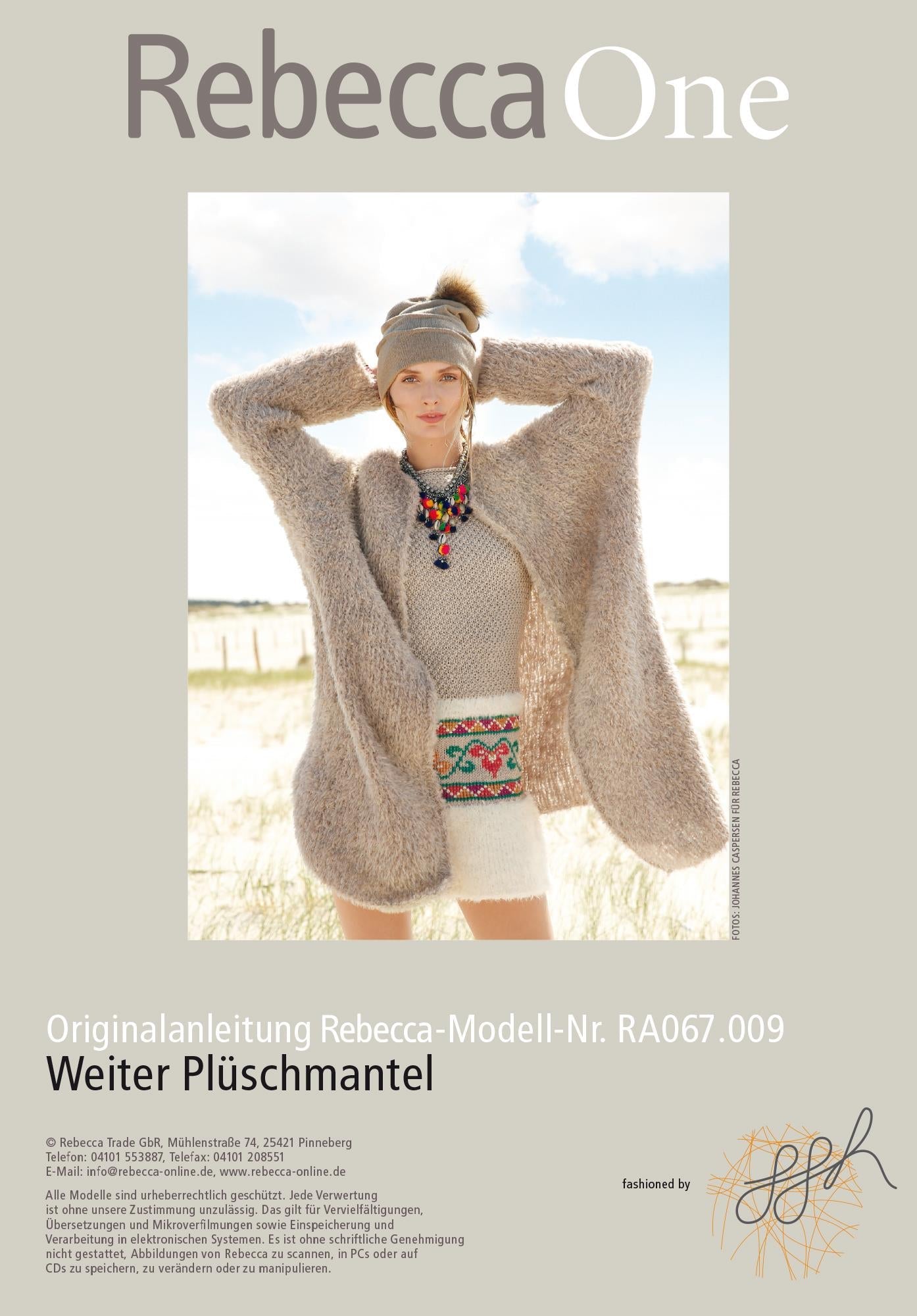 Weiter Plüsch - Mantel - Rebecca - Online.de