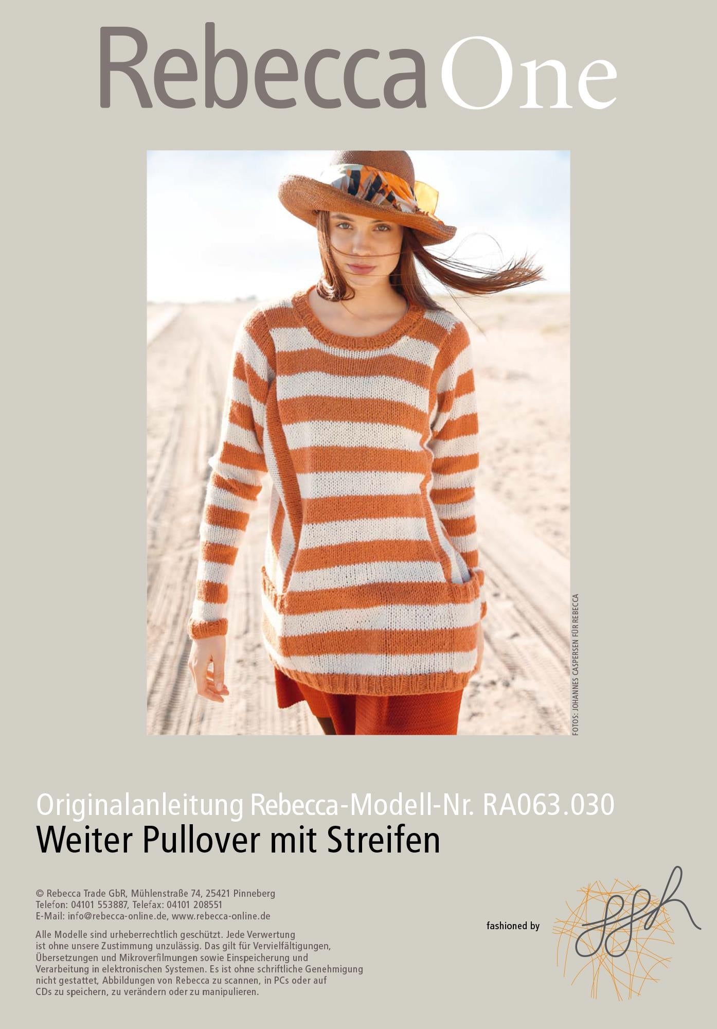 Weiter Pullover mit Streifen - Rebecca - Online.de