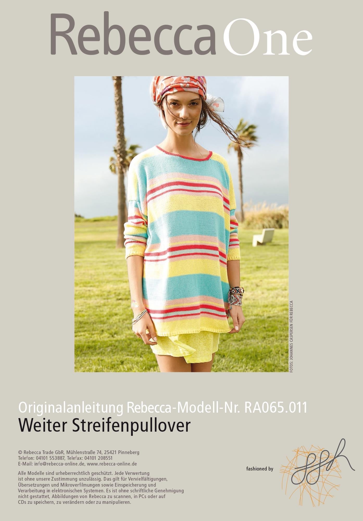 Weiter Streifenpullover - Rebecca - Online.de