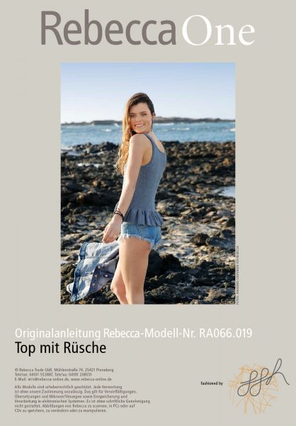 Top mit Rüsche