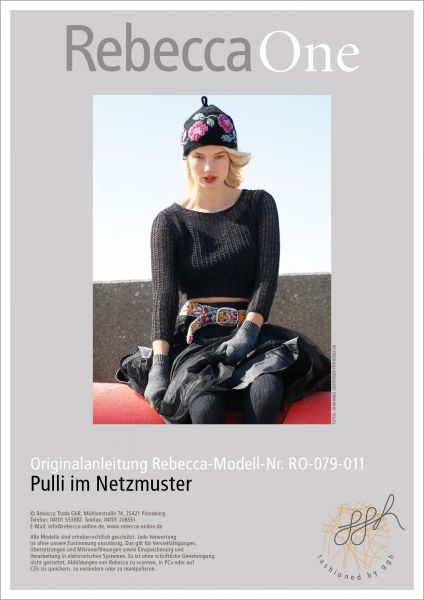 Anleitung - Pulli im Netzmuster