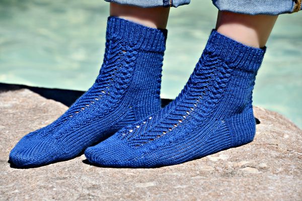 Anleitung - Socken "Iris"