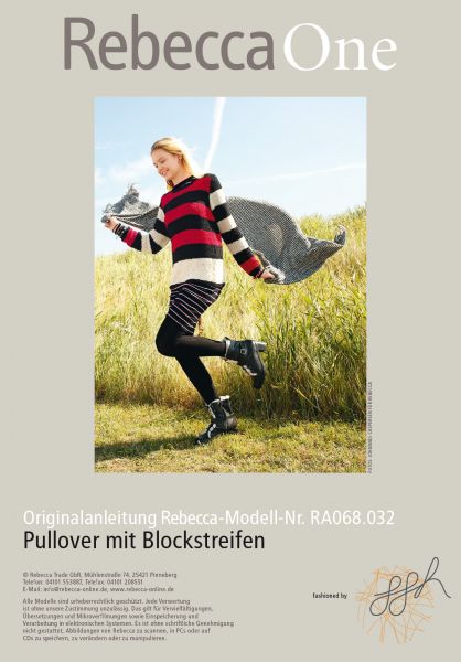 Pullover mit Blockstreifen