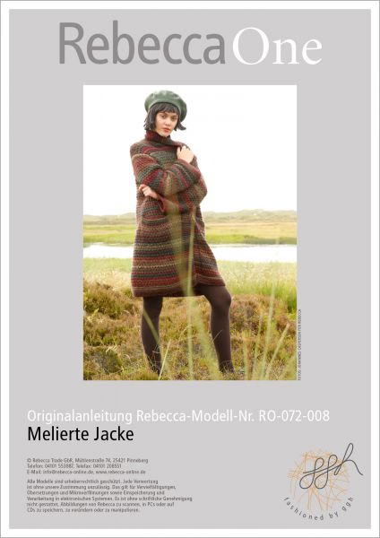 Strickanleitung - Melierte Jacke