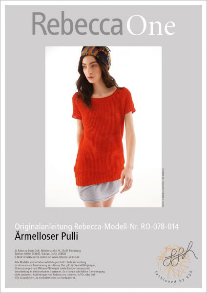Anleitung - Ärmelloser Pulli