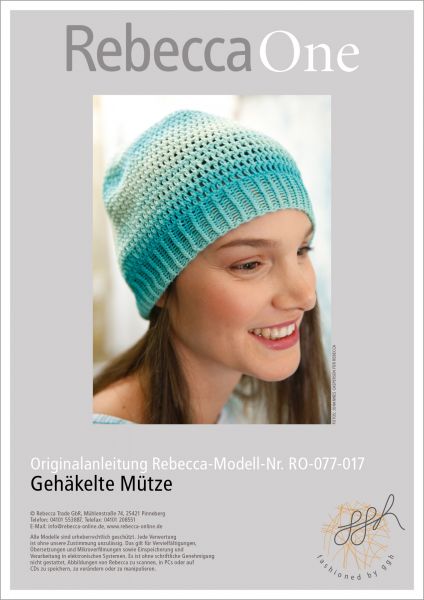 Strickanleitung - Gehäkelte Mütze