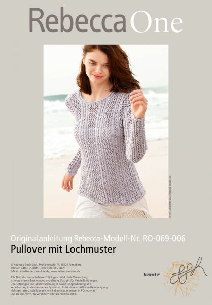 Pullover mit Lochmuster