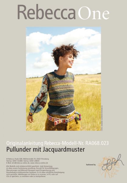 Pullunder mit Jacquardmuster