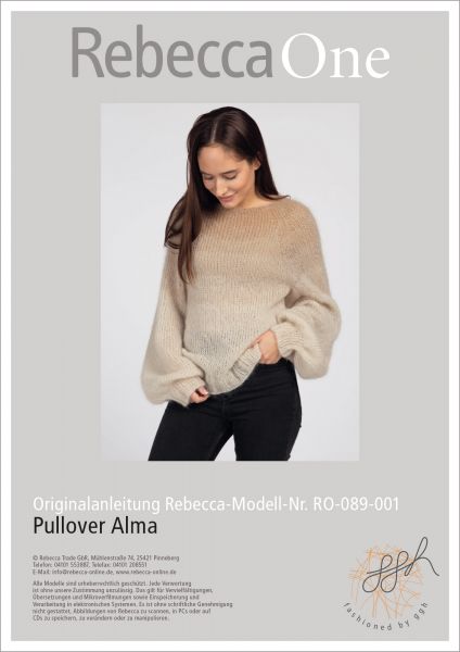 Anleitung - Pullover Alma